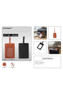 Offikraft  Rover Luggage Tag - Brown